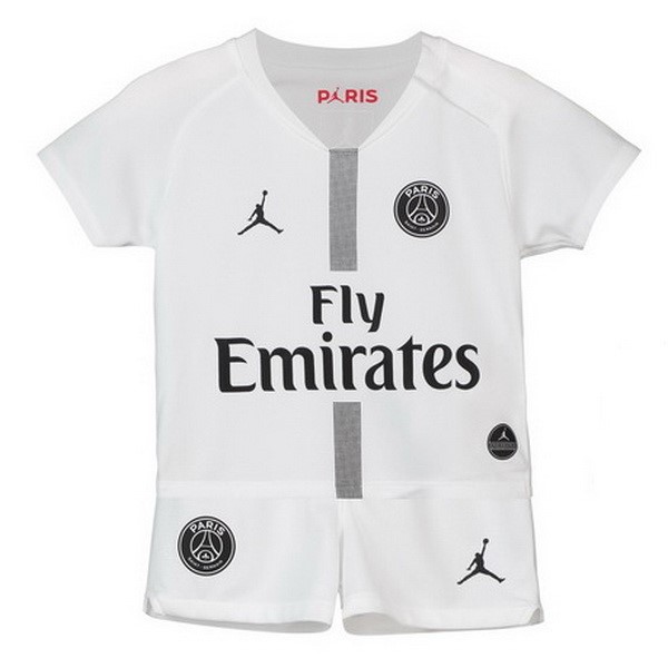 JORDAN Camiseta Paris Saint Germain 3ª 2ª Niños 2018/19 Blanco
